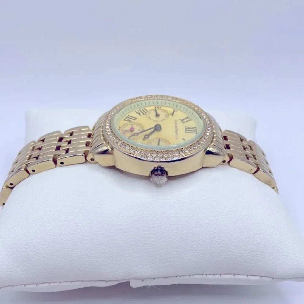Working! Ladies Isaac Mizrahi Live Rhinestone Watch